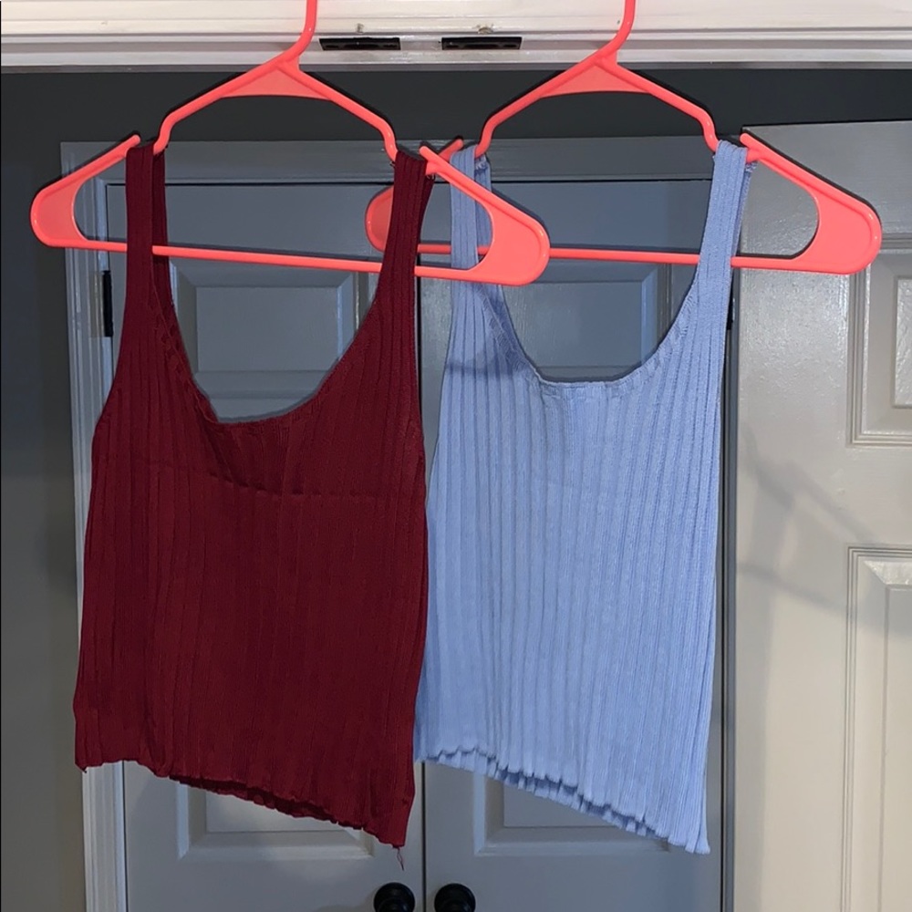 Thin Sweater Crop Top